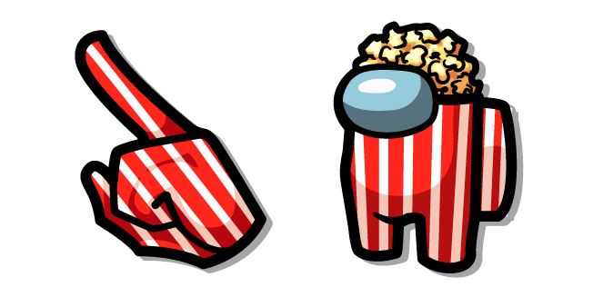 Among Us Red Popcorn Bucket Character