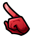 Among Us Red Ruby Character pointer