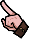 Among Us Rickroll Character pointer