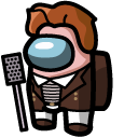 Among Us Rickroll Character cursor