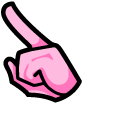 Among Us Robot Pink Character pointer