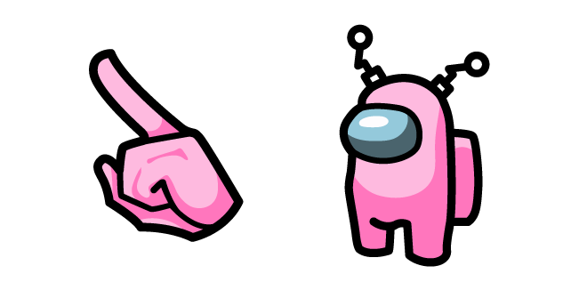 Among Us Robot Pink Character