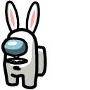 Among Us Sam & Max Max White Character cursor