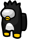 Among Us Sanrio Badtz-Maru Character cursor