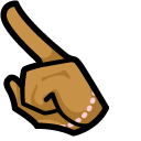 Among Us Sanrio Kurousa Character pointer