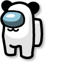 Among Us Sanrio Pankunchi White Character cursor