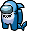 Among Us Shark Character cursor
