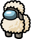 Among Us Sheep Character cursor