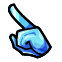 Among Us Shiny Blue Diamond Character pointer