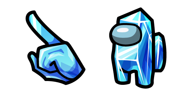 Among Us Shiny Blue Diamond Character