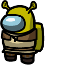 Among Us Shrek Character cursor