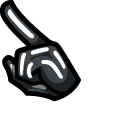 Among Us Skeleton Character pointer