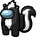 Among Us Skunk Character cursor