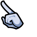 Among Us Slenderman Character pointer