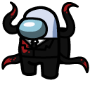 Among Us Slenderman Character cursor