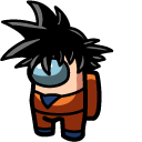 Among Us Son Goku Character cursor