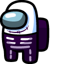 Among Us Spooky Month Skid Character  cursor
