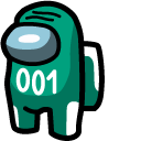 Among Us Squid Game Player 001 Character cursor