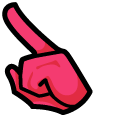 Among Us Squid Game Soldier Character pointer