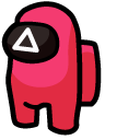 Among Us Squid Game Soldier Character cursor