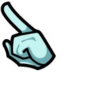 Among Us Squirtle Character pointer