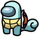 Among Us Squirtle Character cursor