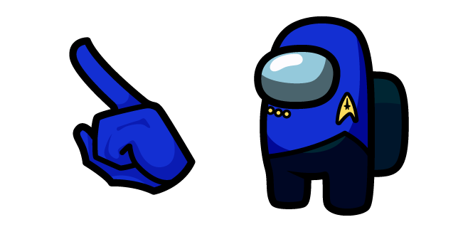 Among Us Star Trek Blue Uniform Character
