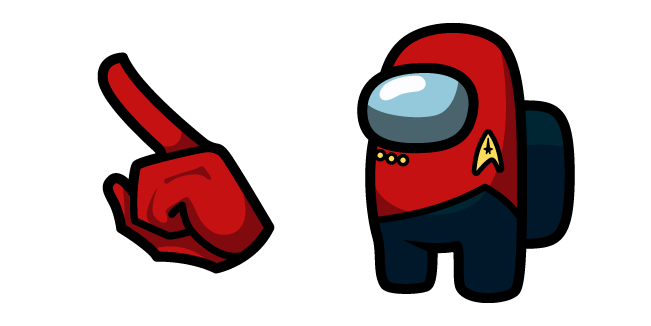 Among Us Star Trek Red Uniform Character