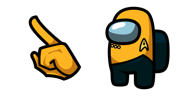 Among Us Star Trek Yellow Uniform Character