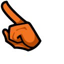 Among Us Star Wars Ahsoka Tano Orange Character pointer