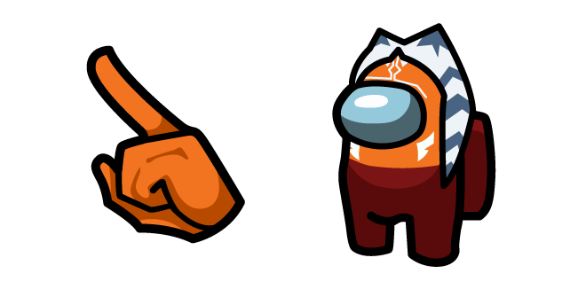 Among Us Star Wars Ahsoka Tano Orange Character