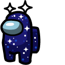 Among Us Starry Night Sky Character cursor