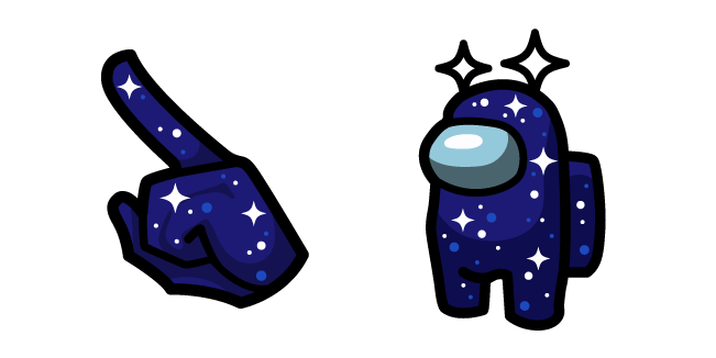 Among Us Starry Night Sky Character