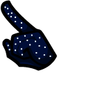 Among Us Starry Sky Character pointer