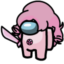 Among Us Steven Universe Rose Quartz Character cursor