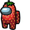 Among Us Strawberry Character cursor