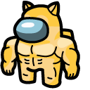 Among Us Swole Doge Meme Character cursor