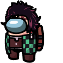 Among Us Tanjiro Kamado Character cursor