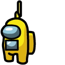 Among Us Teletubbies Laa-Laa Character cursor