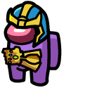 Among Us Thanos Character cursor