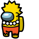 Among Us The Simpsons Lisa Simpson Character cursor