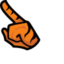 Among Us Tiger Character pointer