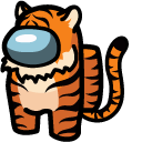 Among Us Tiger Character cursor