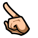 Among Us Tourist Character pointer