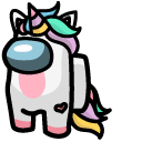 Among Us Unicorn Character cursor