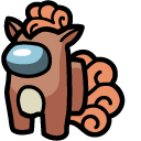 Among Us Vulpix Character cursor
