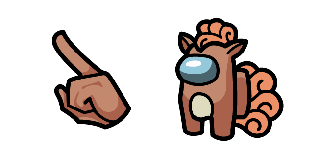 Among Us Vulpix Character