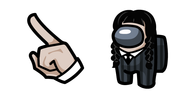 Among Us Wednesday Addams Character