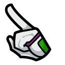 Among Us White Buzz Lightyear Character pointer