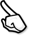 Among Us White Homestar Runner Character pointer